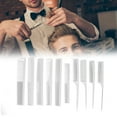 thumbnail image 4 of Hair Styling Comb Set, Easy Detangling Hair Brush Set Prevent Static Comfortable Grip 10pcs  for Home Use for All Hair Types, 4 of 8