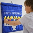 Blue Jewish Happy Hanukkah Menorah Wall Hanging By Pockets Of Learning blue-jewish-happy-hanukkah-menorah-wall-hanging-by-pockets-of-learning