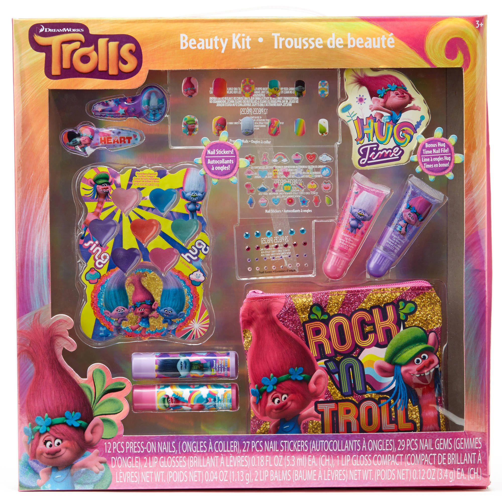 Trolls 11.5 X 11.5 Beauty Box Set - Walmart.com