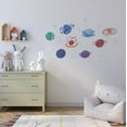 thumbnail image 2 of Removable 11" x 20" Outer Space Theme Kids Art Planets Rings Comets Meteors & Stars Decoration Sticker Galaxy Solar System Design Vinyl Home Bedroom Adhesive Wall Decal, 2 of 4