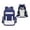 Blue-S1, variant on Ergonomic Student School Bag with Chest Strap Compact Backpack Back to School Essentials Lightweight Bookbag Detachable Waist Belt for Teens,Black