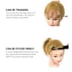 thumbnail image 5 of Ganfancp Clip In Bangs Todo El Pelo Real Semi-Tejido a Mano Marrón Flequillo Negro con Templos Postizos para Las Mujeres Flequillo Curvado para El Uso Diario Ofertas Del Día Liquidación Clip para Fle, 5 of 5