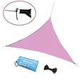 thumbnail image 2 of 19.69 x 19.69 x 19.69 FT Sun Shade Sail Waterproof Right Triangle Canopy Shade Cloth, 95% UV Block Tarp Outdoor Patio Cover for Garden Backyard Deck Awning(Pink), 2 of 3
