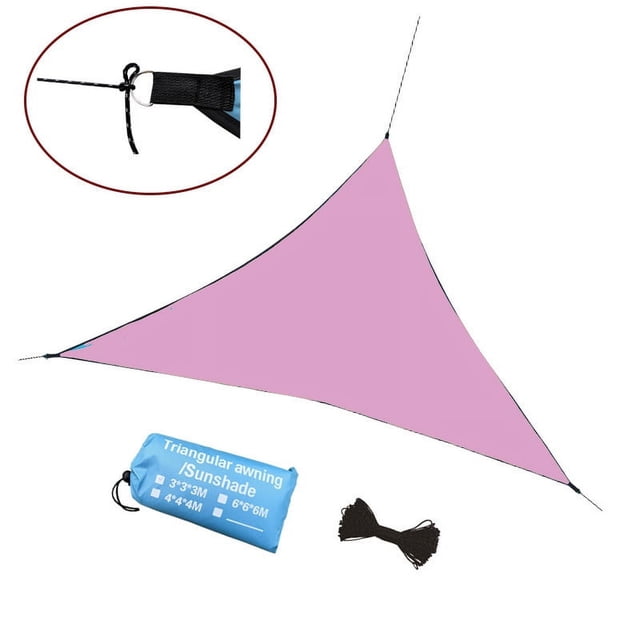 Xihbxyly Parasol para Exteriores, Tela de Sombra Triangular, Toldo con Protección Uv Eficaz, Solución Versátil Contra La Lluvia, Ideal para Jardín y Patio, Ideal para Relajarse En Verano, Diseño de F