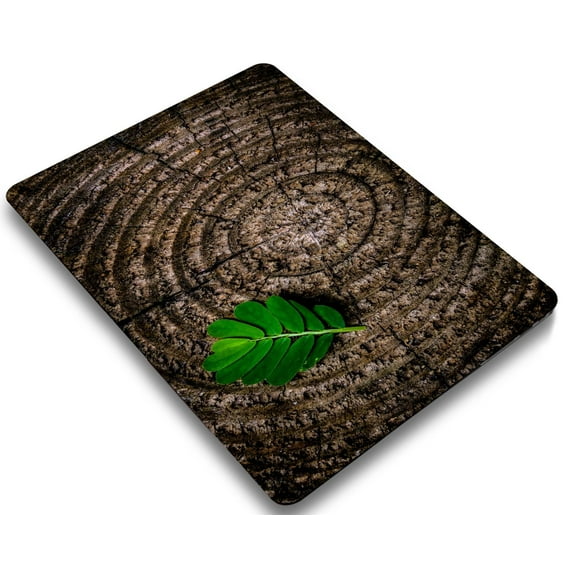 KSK KAISHEK Hard Case Cover Compatible with Old MacBook Air 13 inchs( Not Retina Display, 2010-2017) + Black Keyboard Cover Model A1369 & A1466, No USB-C Plants series 0784