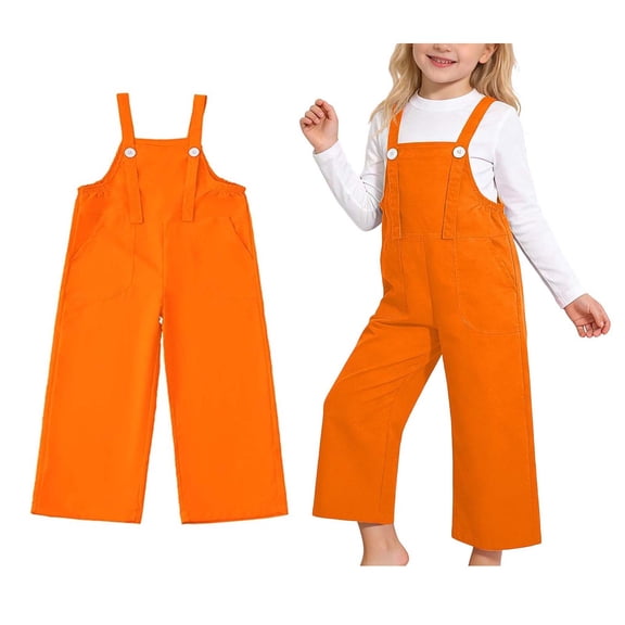 Tween Jumpsuit Girl Casual Sleeveless Overalls Long Pants with Pockets Tween Clothes 13-14 Years