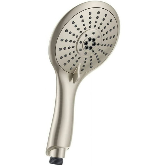 Westbrass HS5601-07 5" Round Thin 5-Function Adjustable Spray Hand Shower, Satin Nickel