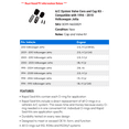 thumbnail image 2 of A/C System Valve Core and Cap Kit - Compatible with 1994 - 2010 Volkswagen Jetta 1995 1996 1997 1998 1999 2000 2001 2002 2003 2004 2005 2006 2007 2008 2009, 2 of 2