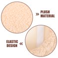 thumbnail image 3 of Minkissy 1ensemble Housse de Protection pour Genou en Peluche Beige pour Utilisation Prolongée du Genou 13.8x10.2 Po, 3 of 5
