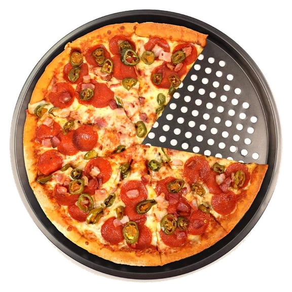 TELOLY Pizza Stone for Oven,Suitable for Oven Use Pizza Pan for Oven,Smooth Surface With NonStick Coating Pizza Pan,28CM