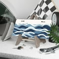 thumbnail image 3 of License Plate, Blue Wave Pattern Decorative Front,Personalized Stainless Steel License Plate Cover For Men Women,12.2" X 6.2", 3 of 6