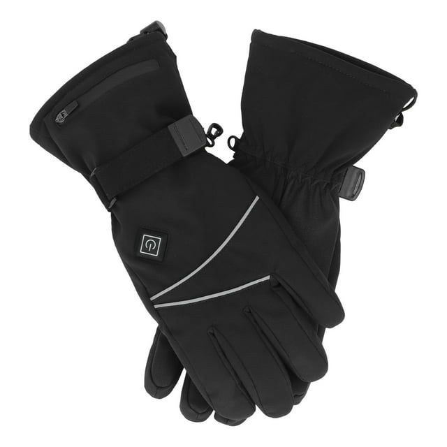 Heated Gloves, Folding Resistance Electric Battery Heated Gloves For Men For Riding For Snowboarding M,L,XL