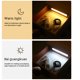 thumbnail image 5 of Luz LED para armario, Sensor de movimiento a rayas, lámpara de carga USB, luz nocturna de inducción corporal, armario de casa, iluminación de Iluminación y accesorios luz blanca de 100 mm Wosthever HA005482-01B, 5 of 6