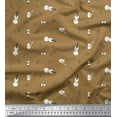thumbnail image 1 of Soimoi Polyester Crepe Fabric Notes,Guitar & Saxophones Musical Instrument Print Fabric by The Yard 52 Inch Wide, 1 of 3