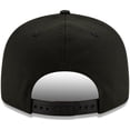 thumbnail image 4 of New Era MLB 9FIFTY Gorra ajustable con logo primario del equipo, color negro, talla única - Milwaukee Brewers Black, 4 of 5