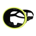 thumbnail image 1 of Máscara de buceo de una lente, gafas de esnórquel, lentes transparentes, máscara de natación antivaho, gafas de buceo, de natación para buceo. Amarillo fluorescente, 1 of 8