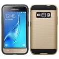 thumbnail image 2 of Samsung Galaxy J1 2016 / AMP2 Hybrid Metal Brushed Shockproof Tough Case Cover, 2 of 5
