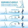 thumbnail image 5 of EcoSummer 4x4ft Dual-Mode Soccer Goal & Rebounder Net, Adjustable Angle Training Equipment for Kids Teens Adults, 5 of 6