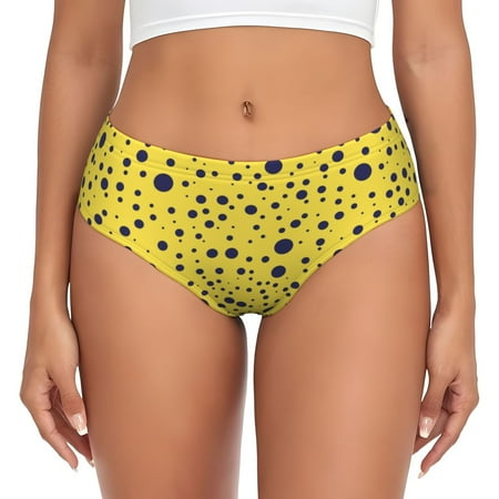 Womens Underwear - blue spots No Show Seamless Underwear for Women  Soft Comfort Stretch Women s Panties  Hipster Ladies Panties Bikini Underwear Briefs