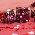 thumbnail image 5 of Red Wrapping Paper Roll - Mini Roll - Flower/Heart/Love for Valentine's Day - 17 x 120 inches - 3 Rolls (42.5 sq.ft.ttl.), 5 of 15