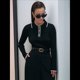 thumbnail image 5 of Suéteres de Mujer, Tops de Larga con Cuello en V, de Punto Acanalado, Ajustados, Informales, Básicos para el Trabajo. Negro M, 5 of 7