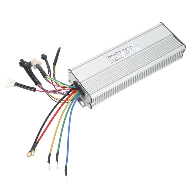 Motor Controller, 48V 50A Electric Bike Speed Brushless Controller With SM Connector, Aluminium Alloy Automatic Recognition E Bike Brushless Motor Controller For Electric Bicycle