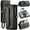 Black, variant on Crossbody for Samsung Galaxy S10 Plus Case Wallet【RFID Blocking】with 10-Card Holder Zipper Bills Slot, Soft PU Leather Magnetic Shoulder Wrist Strap for Galaxy S10 Plus Wallet Case Women