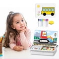 thumbnail image 1 of Jkkant Magnetic Dress-Up Travel Game, Double-Sided Preschool Educational Toy for Kids, Reusable Sticker Activity Book Tabletop Game, 1 of 9
