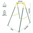 thumbnail image 4 of G TALECO GEAR 2 in 1 Baby Jumper and Bouncer, Baby Swing Outdoor, Toddler Swing Sets for Kids Age 1-3, Green, 4 of 9