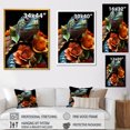 thumbnail image 4 of Designart "Turtle's Haven Floral Harbor Scene" Animals Framed Wall Art - Coastal Orange Coastal Animal Living Room Framed Canvas Art, 4 of 6