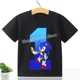 thumbnail image 3 of Camisetas de dibujos animados de Sonic The Hedgehogs para niños, camisetas con números del 1 al 9, camisetas estéticas para niños, camisetas de boutique para niños y niñas, camisetas de feliz cumpleañ, 3 of 5