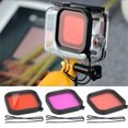 thumbnail image 1 of 3 PCS Kit de Filtro de Lente de Buceo para 8 Case de Carcasa Filtros impermeables de Buceo Accesorios de Buceo, 1 of 7
