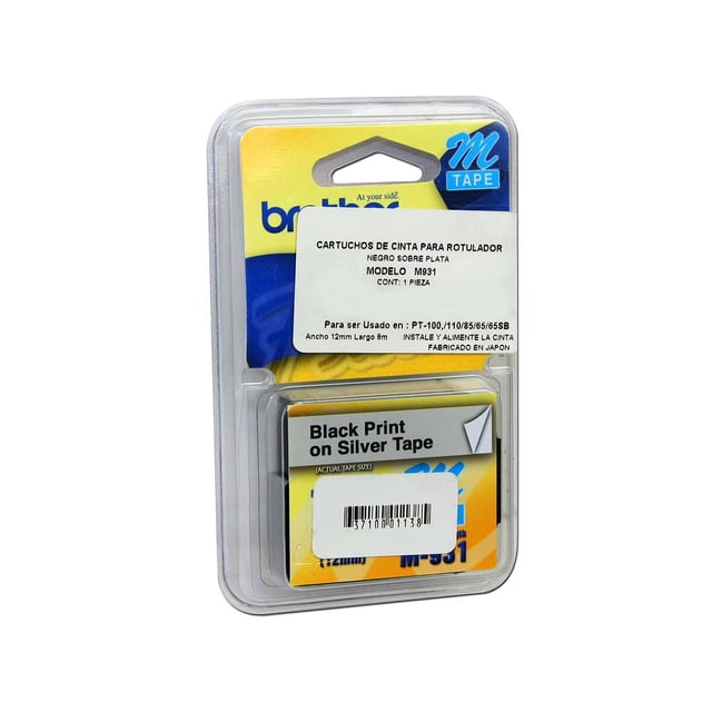 Cinta Negro-Plata BROTHER M931 Brother M931