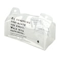 thumbnail image 1 of Soporte para caja de pañuelos, transparente, impermeable, plegable, portátil, marco de cubierta de toalla facial para coche, baño y oficina, 1 of 8