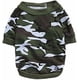 thumbnail image 1 of Small Dog Shirt Army Dog Clothes Camo Dog T-Shirt for Dogs Boy Puppy T Shirts, Small, Green, 1 of 4