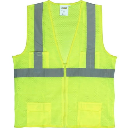 Cordova Class II Lime Mesh Surveyor's Vest with 2