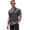 Black texture-2, variant on COOFANDY Men's Dress Shirts Slim Fit Wrinkle-Free Short Sleeve Casual Button Down Shirt