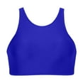 thumbnail image 4 of DHFJKG Women's Casual Swim Top Tankini Comfortable Swimsuit Lightweight Crewneck Bikini Top Summer Solid Color Soft Beachwear, 4 of 4