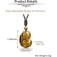 thumbnail image 3 of Collar con colgante de zorro y cristales de ojo de tigre naturales, gema curativa, protección de la suerte, amuleto de zorro, joyería espiritual., 3 of 5