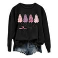 thumbnail image 2 of In October We Wear Pink Cancer Awareness Halloween Sweatshirts for Women Crewneck Graphic Sweatshirt Pullover, 2 of 4