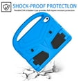 thumbnail image 2 of Allytechgroup for iPad 11th generation 2025 Case, iPad 10th generation 2022 Case for Kids, EVA Slim Case with Handle & Foldable Kickstand & Shoulder Strap Shockproof Protective Back Cover, Blue, 2 of 10