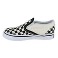 thumbnail image 3 of Vans Slip On Unisex/Toddler shoe size Toddler 3  Casual VN000EX8BWW Black White Checkerboard, 3 of 6