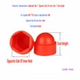 thumbnail image 2 of Expansion Screw Hex Nut/Wheel Handle Bolt Decoration Safety Plastic Protective Cover, 2 of 5