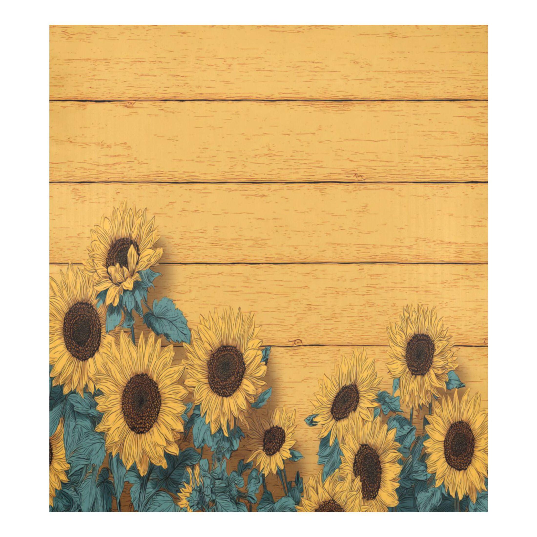 Dishwasher Magnetic Refrigerator Magnet Cover Sticker Home Decorative 23"x26" Bright Colors Sunflowers