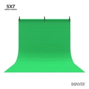 Bower Green Screen Fabric Backdrop for Streaming, Gaming, Broadcasting,  and More.
