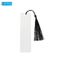 thumbnail image 3 of Uxcell 4.72" x 1.3" Blank Metal Bookmark Book Marks Page Markers Tassel for Women Book Lover DIY Project Gift, Black, 3 of 6