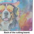 thumbnail image 2 of Bernese Mountain Dog Hippie Dawg Glass Cutting Board Large 12 in x 15 in, 2 of 5
