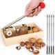 thumbnail image 1 of Cascanueces de alta resistencia con pinzas ajustables, abridor de nueces manual que utiliza el principio de apalancamiento para un gran ahorro de mano de obra y un agrietamiento conveniente, adecuado, 1 of 6