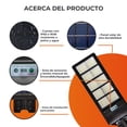 thumbnail image 5 of Lámpara Solar LED Punta de Poste Luz de Día Sensor de Movimiento, 5 of 5