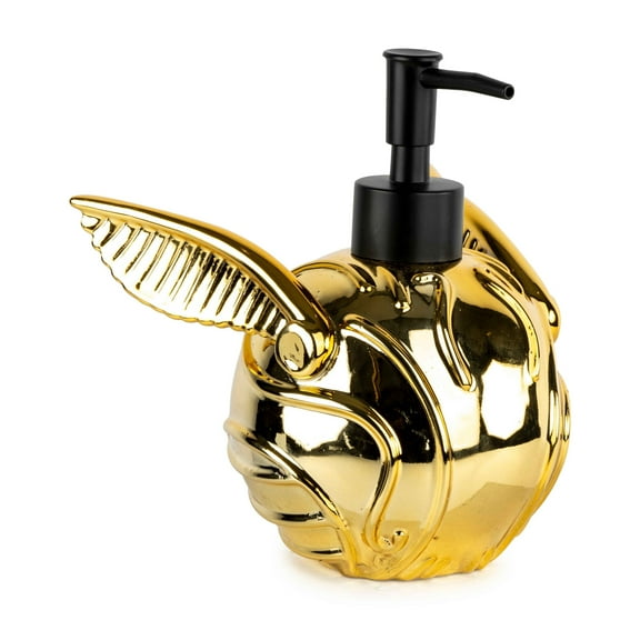 Harry Potter Golden Snitch Lotion Pump, Poly-Resin, Gold, Warner Bros